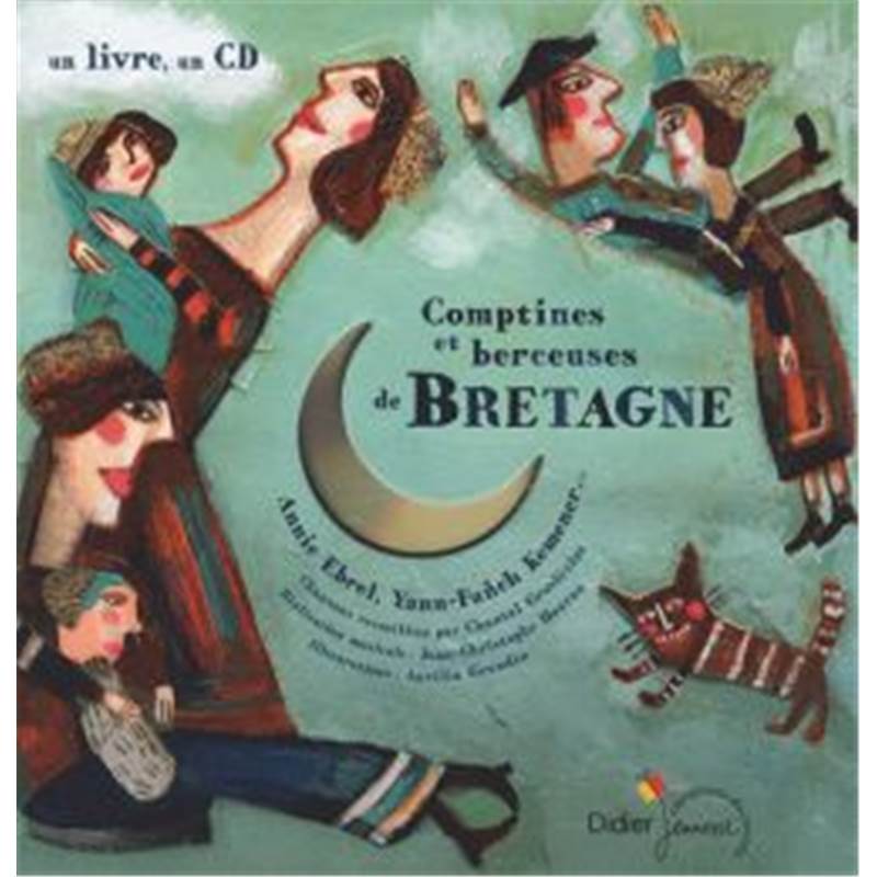 A. Grandin/A.ebrel/Y.F. Kemener/C.grosleziat - Comptines et Berceuses de Bretagne + Cd