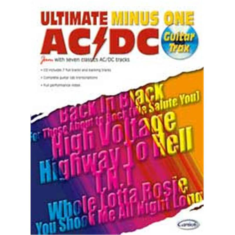 AC/DC - Ultimate Minus One Guitar Trax + Cd