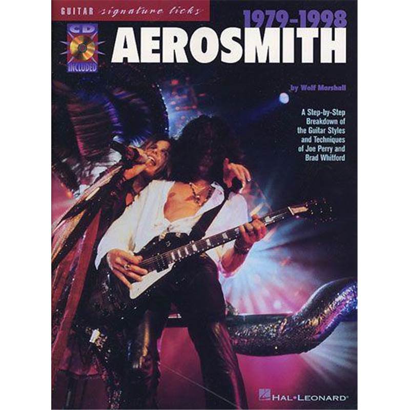 Aerosmith - 1979 1998 Guitar Signature Licks + Cd