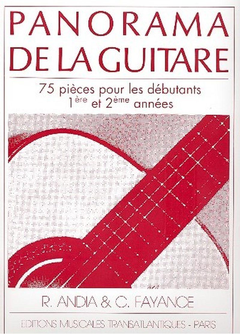 Andia/fayance - Panorama de la Guitare Volume 1 avec accès audio