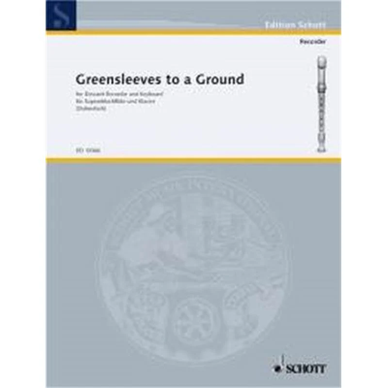 Anonyme - Greensleeves To A Ground Flute Soprano/piano