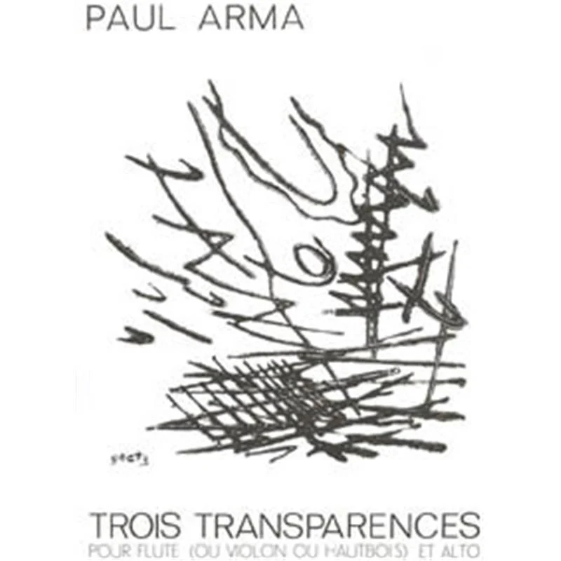 Arma Paul - Transparences (7) - Quatuor A Cordes (materiel)