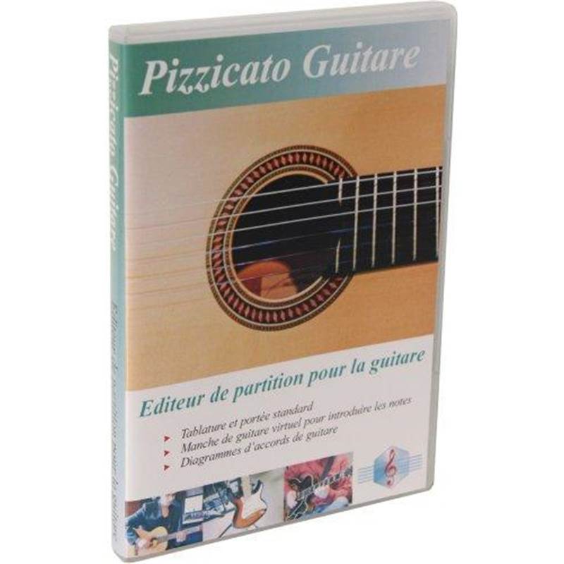 Arpege Musique - Logiciel Pizzicato Guitare Editeur de Partition pour la Guitare