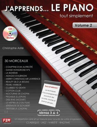 Astie Christophe - J'apprends ...le Piano Tout Simplement Volume 2 + Cd