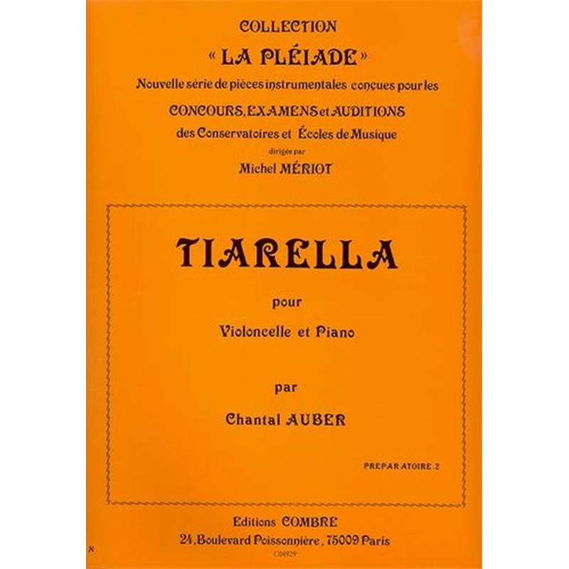Auber Chantal - Tiarella - Violoncelle et Piano