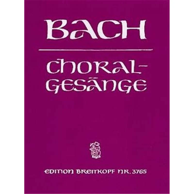Bach Jean Sebastien - 389 Chorals Chant(satb)/piano