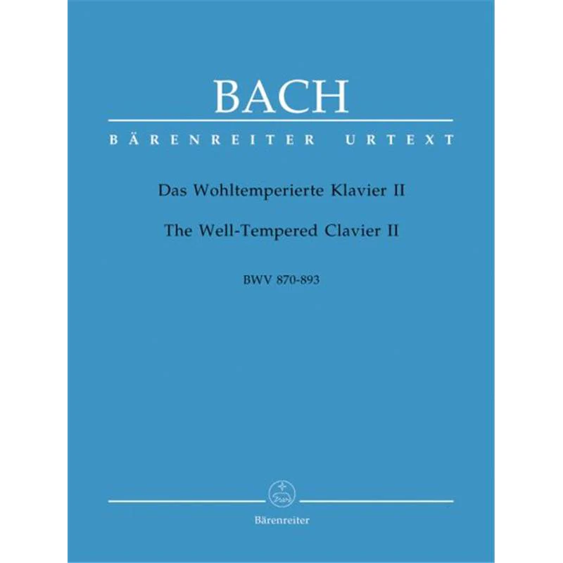 Bach Jean Sebastien - Clavier Bien Tempere Vol.2 Bwv 870 893 - Piano