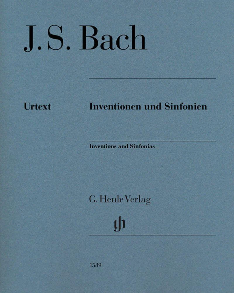 Bach Jean Sebastien - Inventions A Deux et Trois Voix Bwv 772 A Bwv 801 sans Doigtes  - Piano