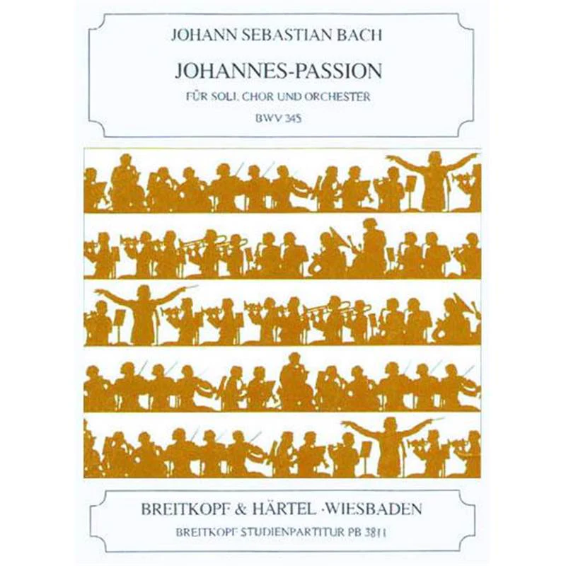 Bach Jean Sebastien - Passion Selon St Jean Voix et Reduction Piano