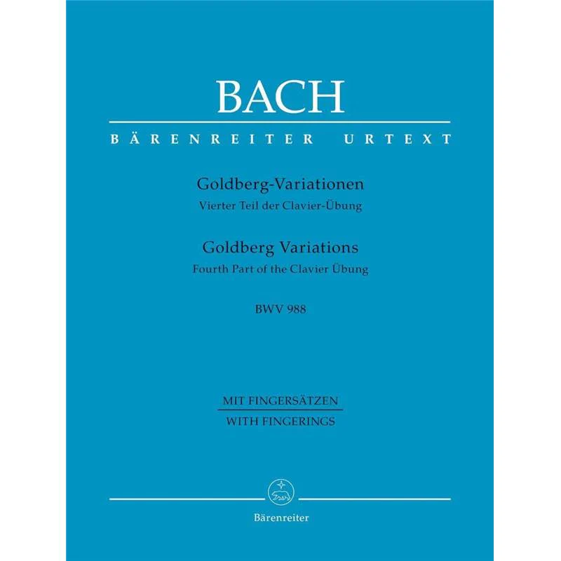 Bach Jean Sebastien. - Variations Goldberg Bwv 988 - Piano