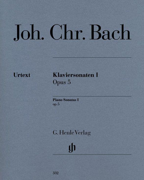 Bach Johann Christian - Sonates Volume 1 Opus 5 - Piano