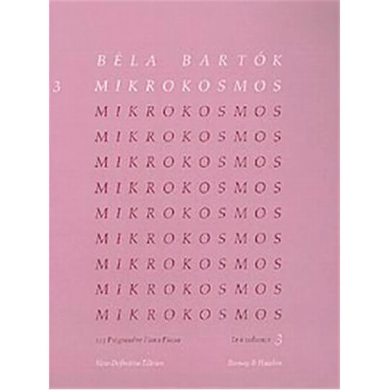 Bartok Bela - Mikrokosmos Vol.3 Piano