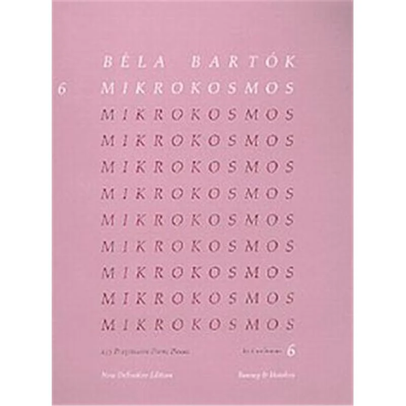 Bartok Bela - Mikrokosmos Vol.6 Piano