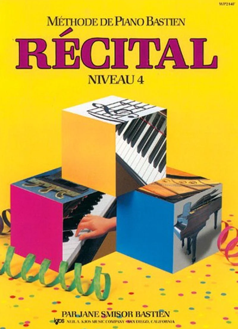 Bastien James - Methode de Piano Recital Niveau 4 - Piano