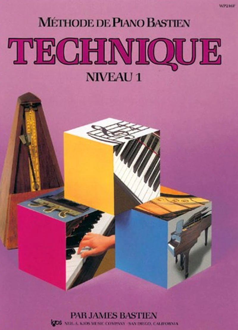 Bastien James - Methode de Piano Technique Niveau 1 - Piano
