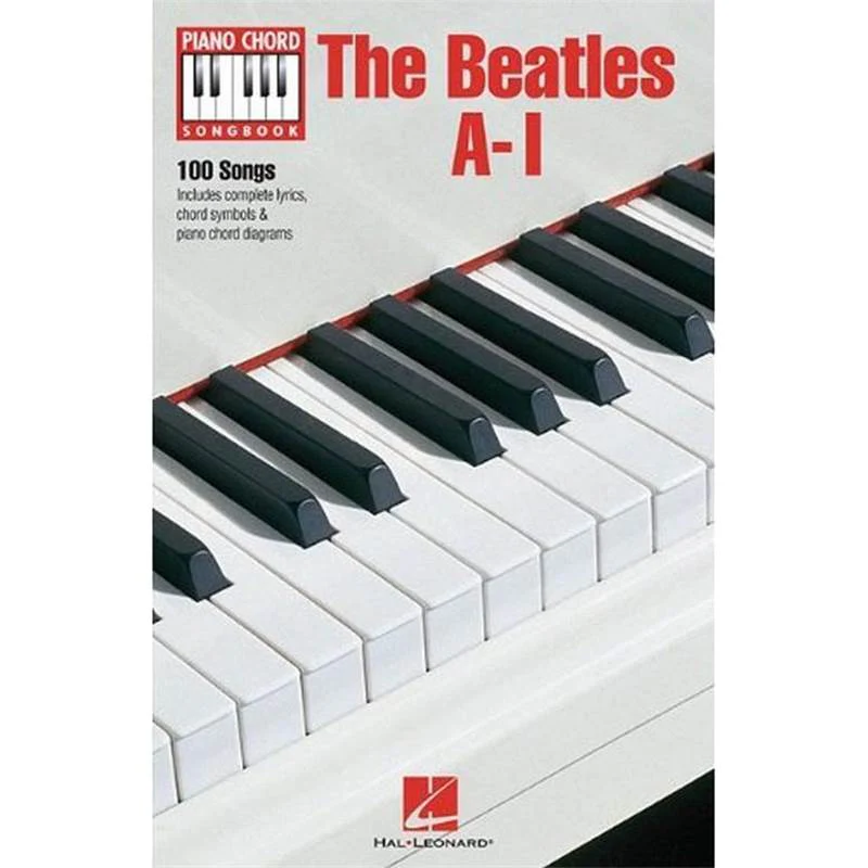Beatles The - Piano Chord Songbook Songs A I (100 Songs)