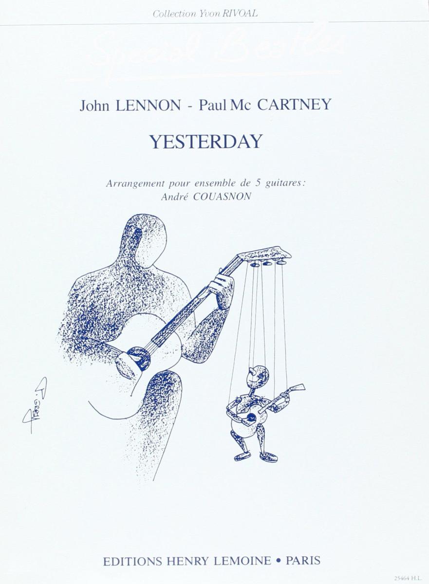 Beatles The - Yesterday Arrangement pour 5 Guitares