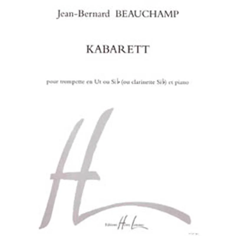 Beauchamp Jb - Kabarett - Trompette ou Clarinette et Piano
