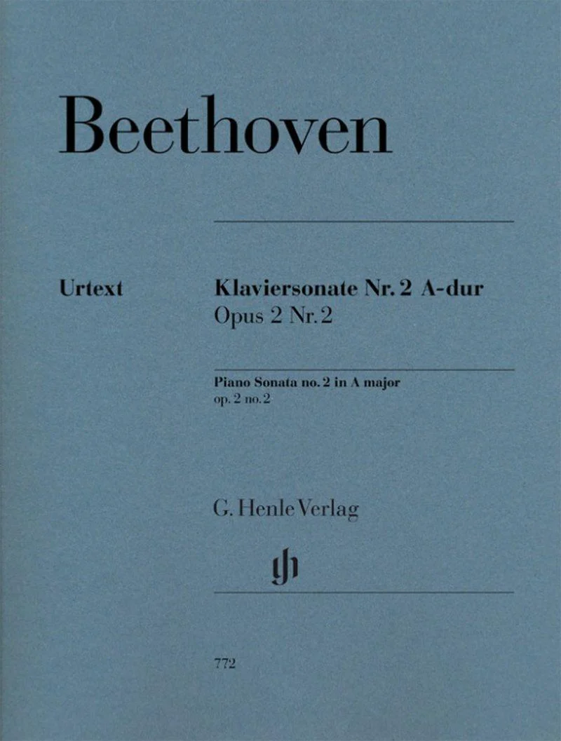 Beethoven Ludwig Van - Sonate N2 Opus 2/2 en la Majeur - Piano