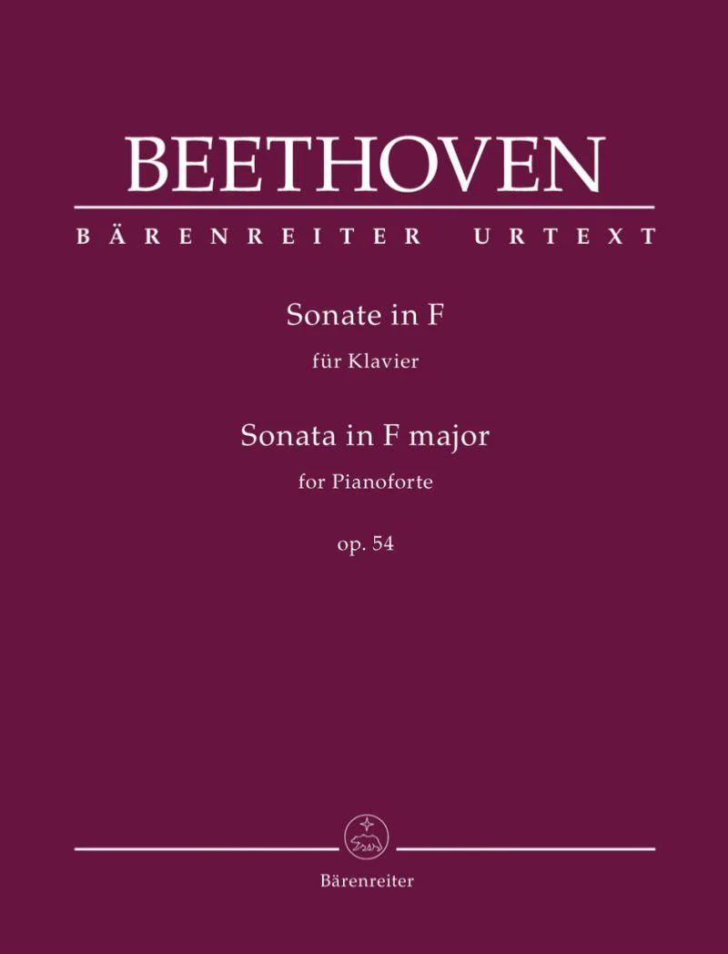 Beethoven - Sonate Opus 54 en Fa Majeur - Piano