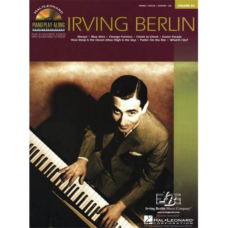 Berlin Irving - Piano Play Along Vol.042 + Cd