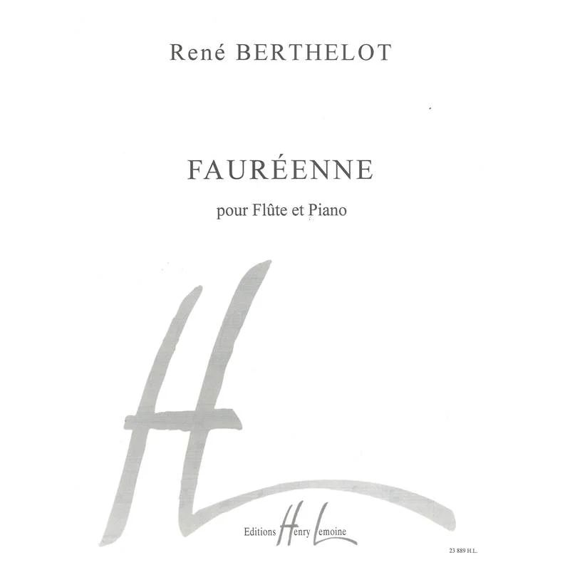 Berthelot Rene - Faureenne - Flute et Piano