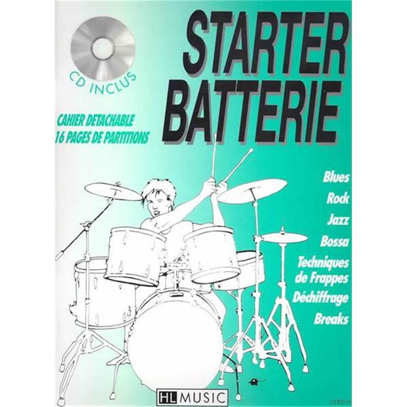 Billaudy Patrick - Starter Batterie Vol.1 Methode Debutant + Cd