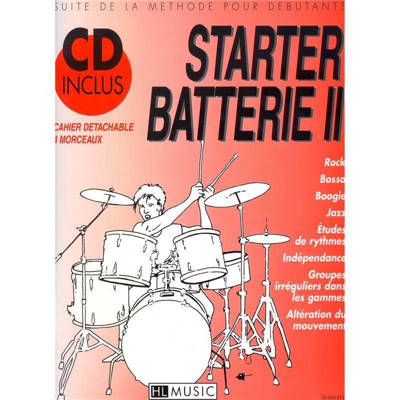 Billaudy Patrick - Starter Batterie Vol.2 + Cd - Batterie