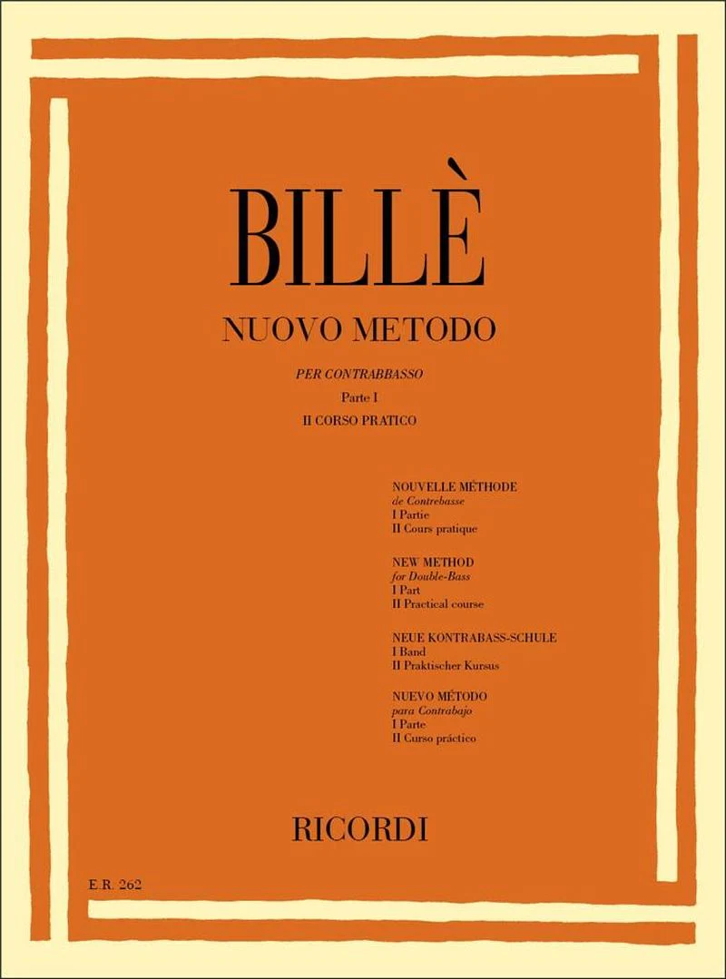 Billé Jsaia - Nuovo metodo Part 1 Vol.2 - Contrebasse