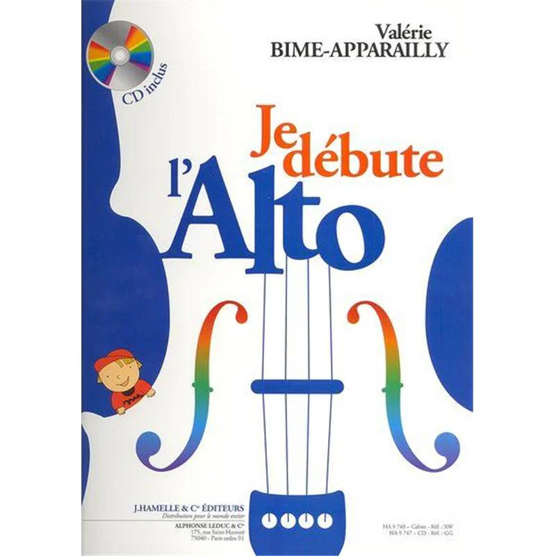 Bime Apparailly Valerie - Je Debute L'alto Methode D'alto + Cd