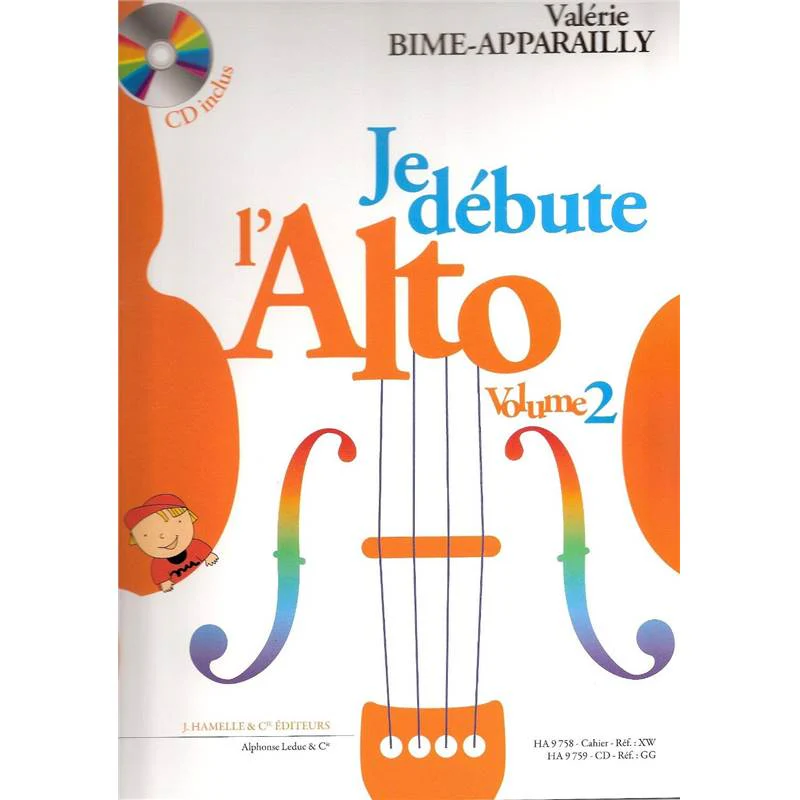 Bime-apparailly Valerie - Je Debute L'alto Volume 2 + Cd