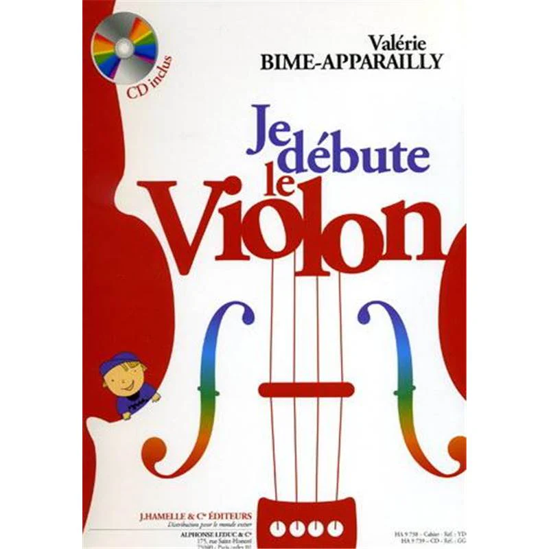 Bime Apparailly Valerie - Je Debute le Violon + Cd