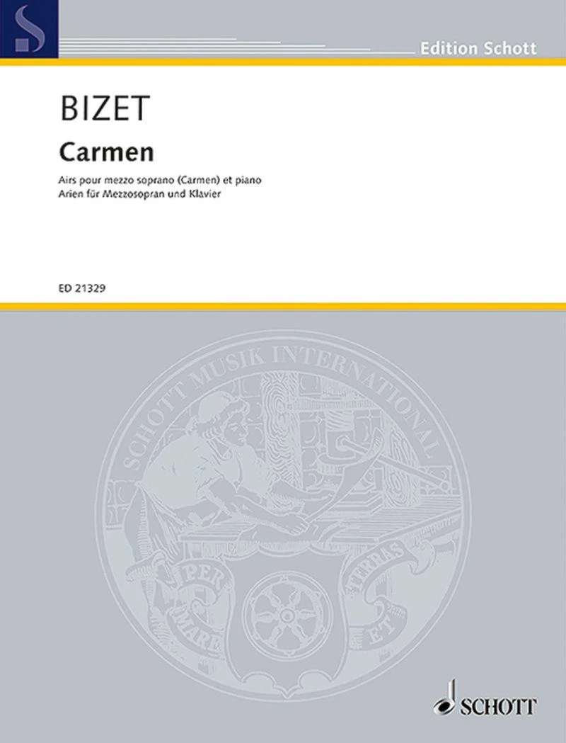 Bizet Georges - Carmen (airs) - Mezzo-soprano et Piano