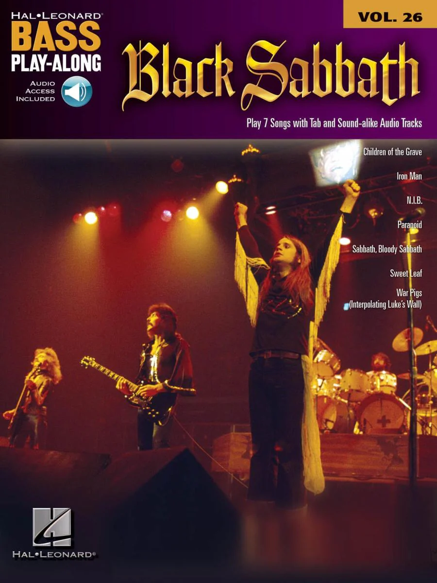 Black Sabbath - Bass Play-along Vol.26 avec Acces Audio