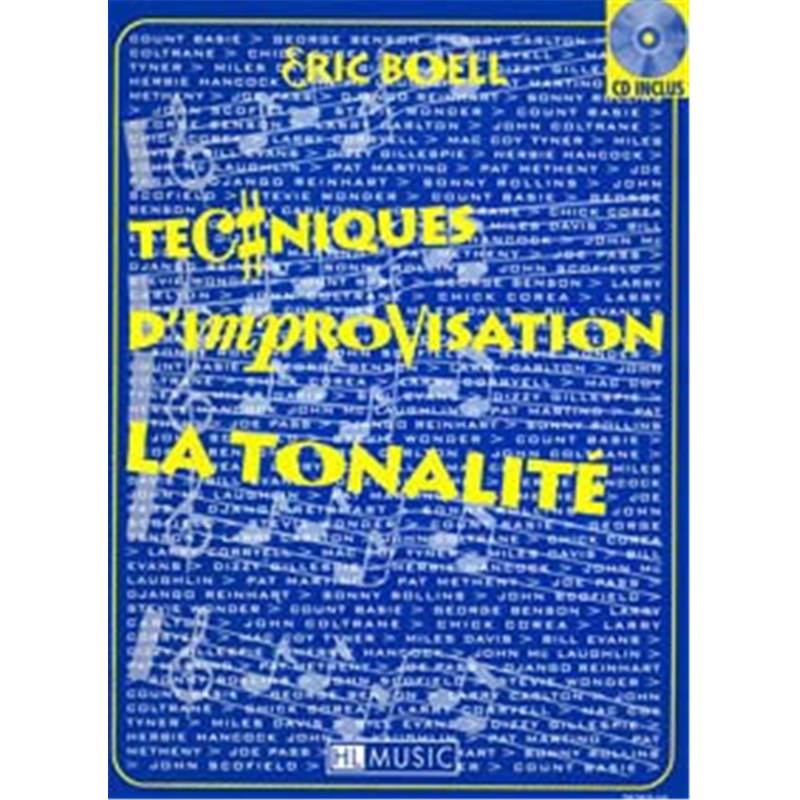 Boell Eric - Techniques D'improvisation Tonalite + Cd