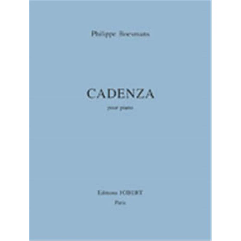 Boesmans Philippe - Cadenza - Piano