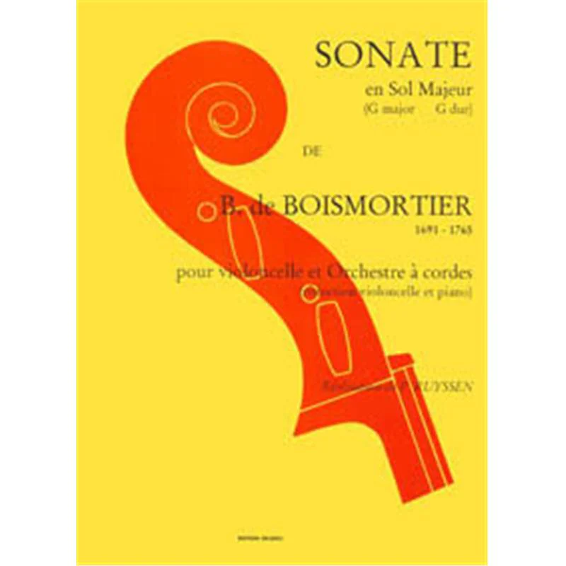 Boismortier Jb de - Sonate en Sol Maj. - Violoncelle et Piano