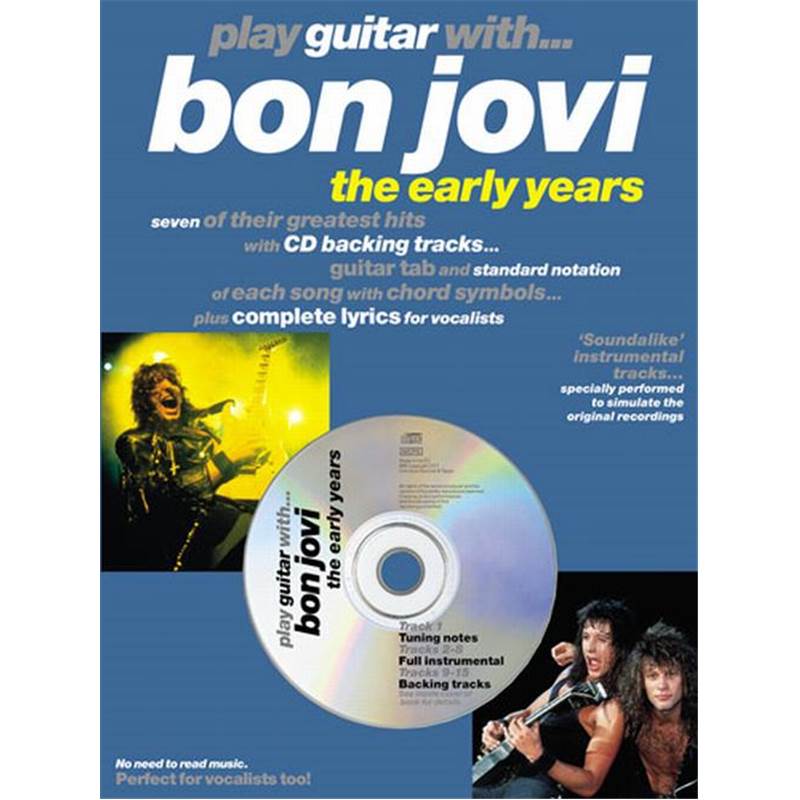 Bon Jovi - Play Guitar With Early Years + Cd