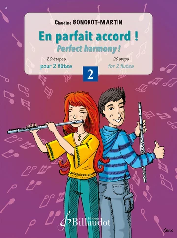 Bonodot- Martin Claudine - en parfait accord ! 18 Etapes pour 2 flûtes - volume 2