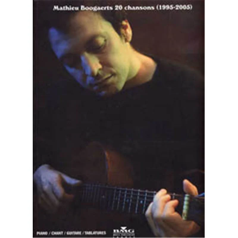 Boogaerts Mathieu - 20 Chansons 95/2005 P/V/G Tab.