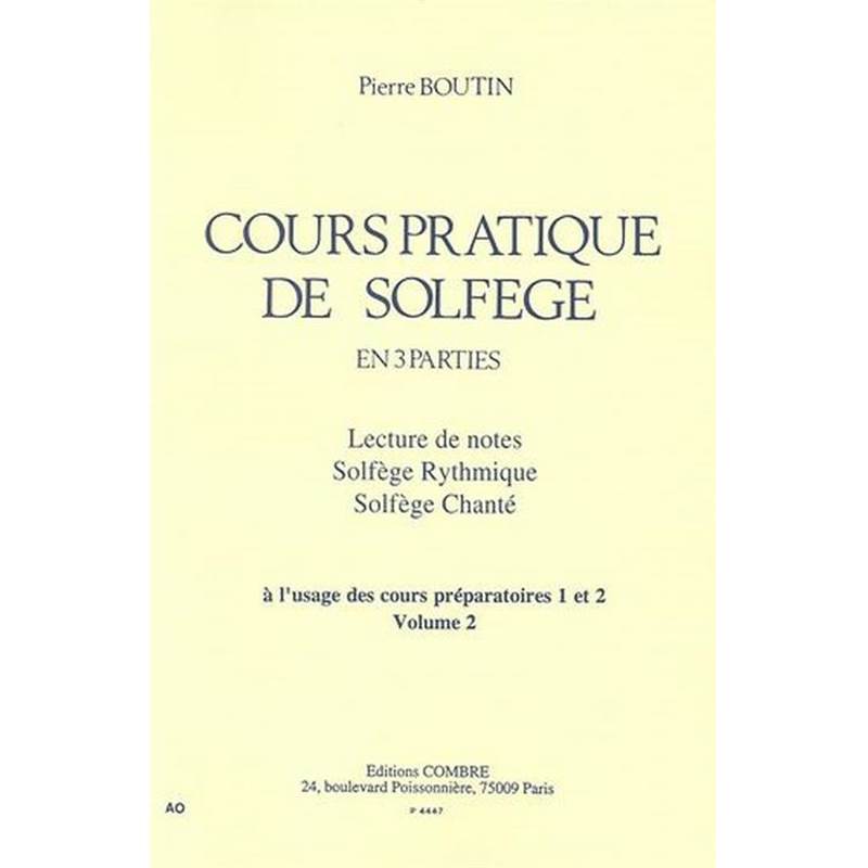 Boutin Pierre - Cours Pratique Solfege Vol.2