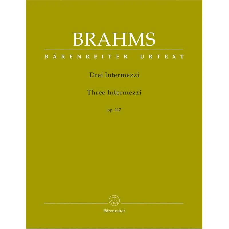 Brahms - 3 Intermezzi Opus 117 - Piano