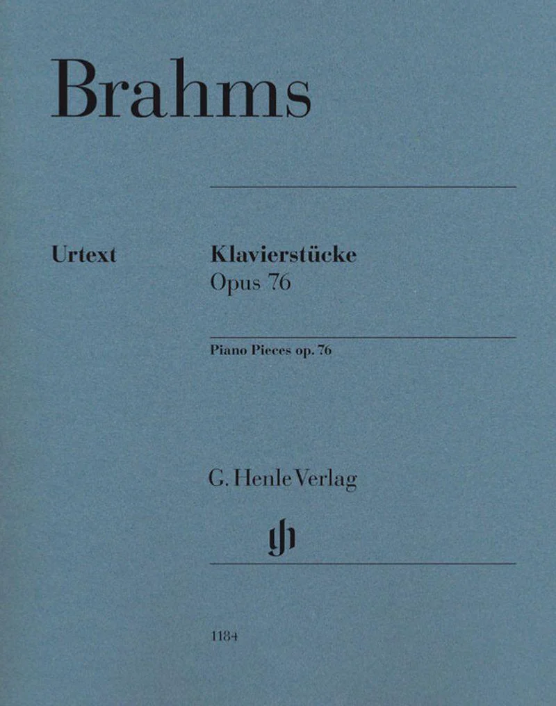 Brahms Johannes - Pieces Opus 76 Nouvelle Edition - Piano