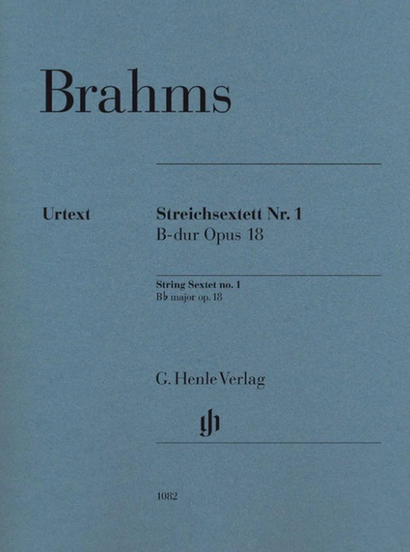 Brahms Johannes - Sextuor A Cordes N1 Opus 18 Sib Majeur - Parties Separees