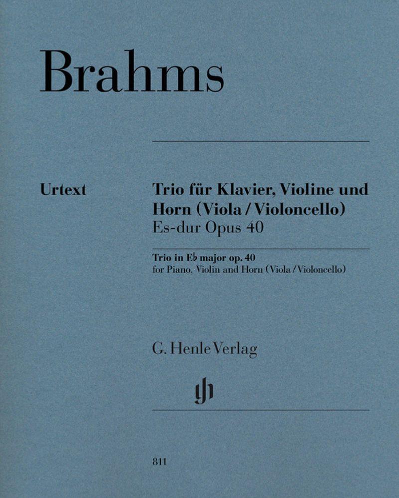 Brahms Johannes - Trio avec Cor Opus 40 en Mib Majeur - Cor / Violon / Piano