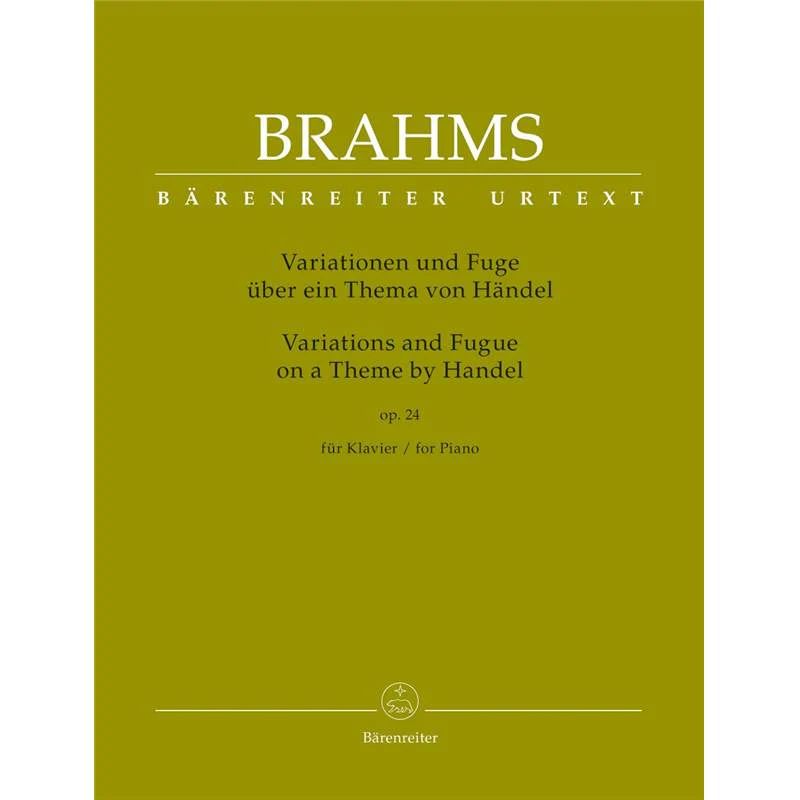 Brahms - Variations et Fugue Sur Un Theme de Haendel Opus 24 - Piano