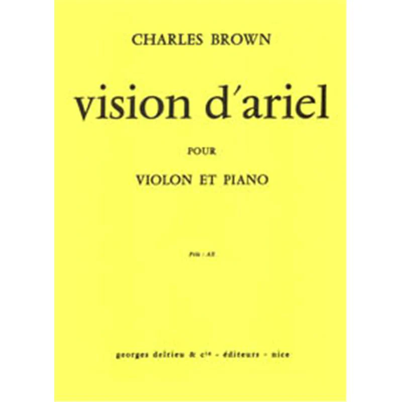 Brown Charles - Vision D'ariel - Flute ou Violon et Piano