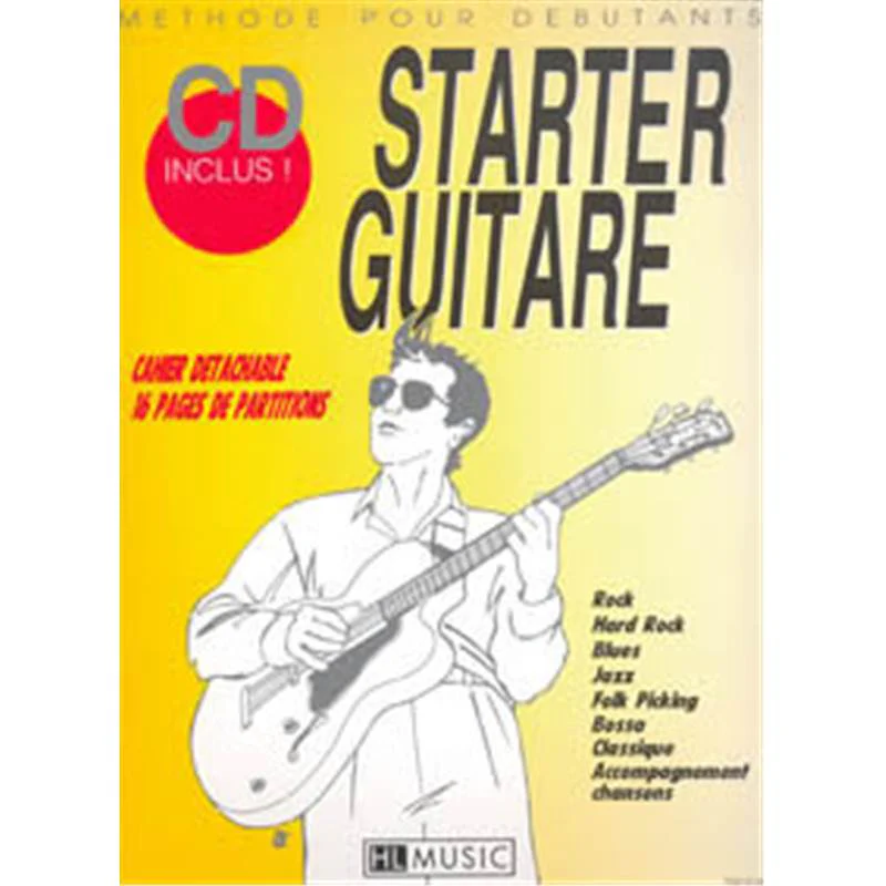Bruneau / Robert - Starter Guitare Methode Debutant + Cd