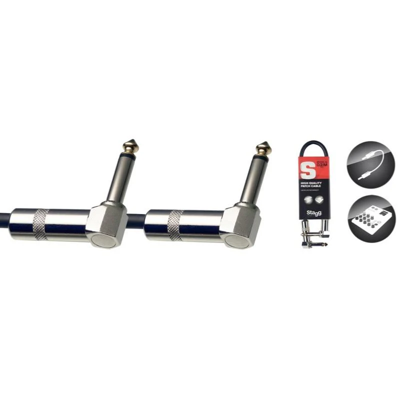 Cable Mono Patch 10 Cm Stagg Spc010l-dl