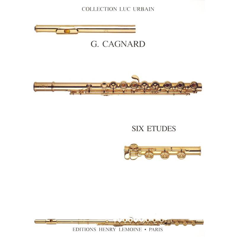 Cagnard Gilles - Etudes (6) - Flute